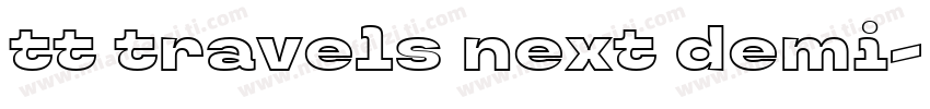 tt travels next demi字体转换